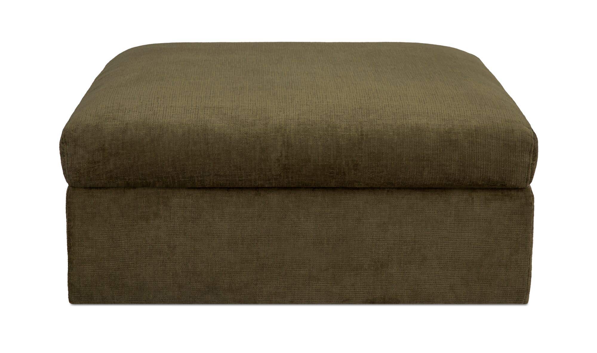 Swift Storage Ottoman Dark Green by Moe's Home Collection - view 7