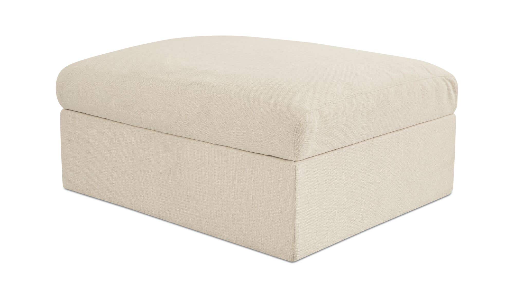 Swift Storage Ottoman Light Beige by Moe's Home Collection - view 8