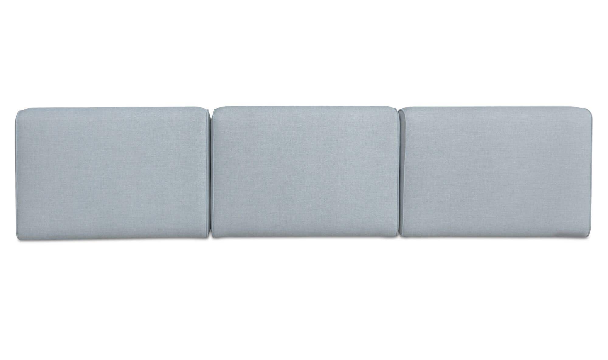 Sunseeker 3 Piece Outdoor Sofa Light Blue by Moe's Home Collection - view 5