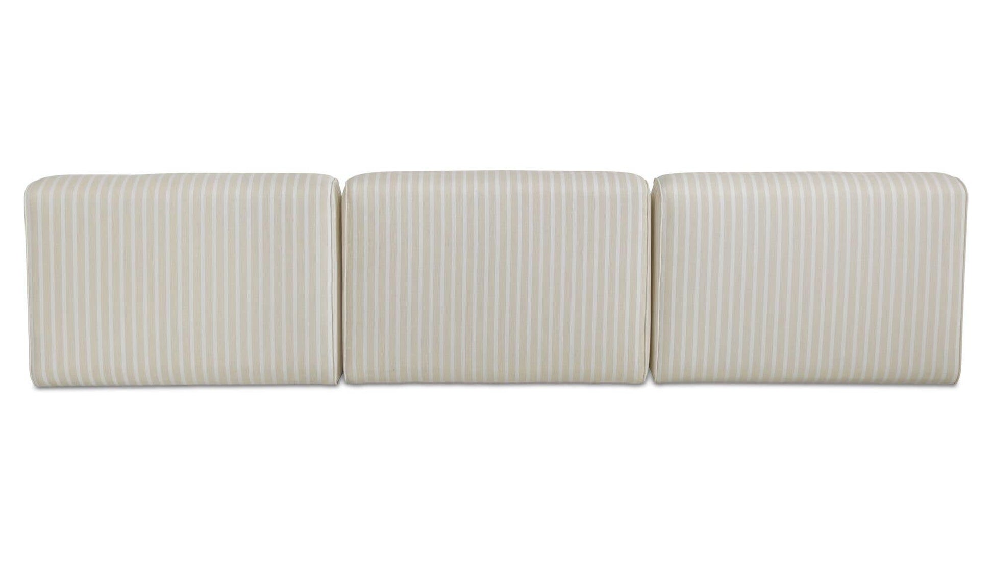 Sunseeker 3 Piece Outdoor Lounge Brown Stripe by Moe's Home Collection - view 6