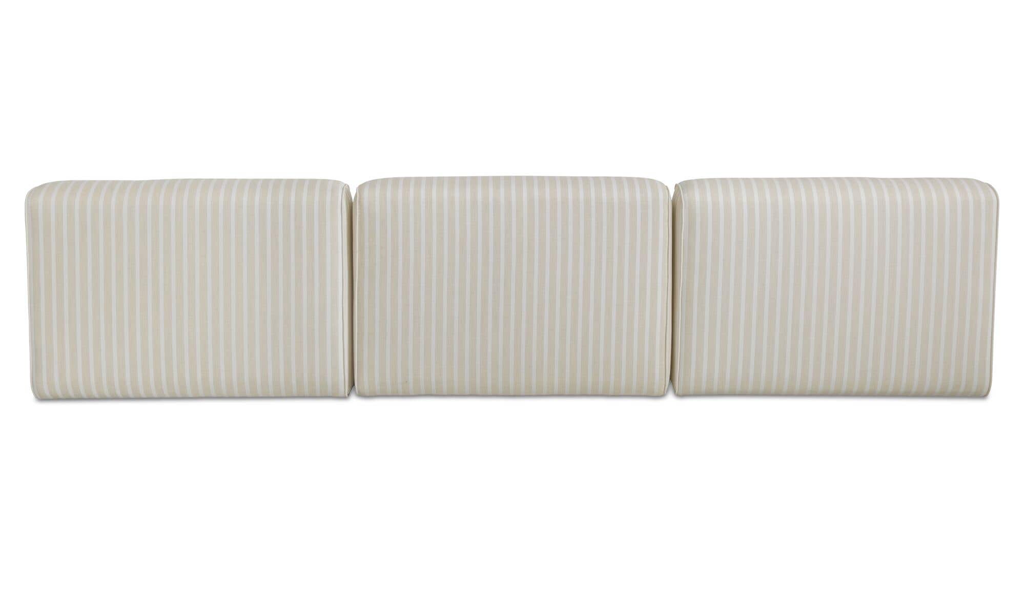 Sunseeker 3 Piece Outdoor Lounge Brown Stripe by Moe's Home Collection - view 6
