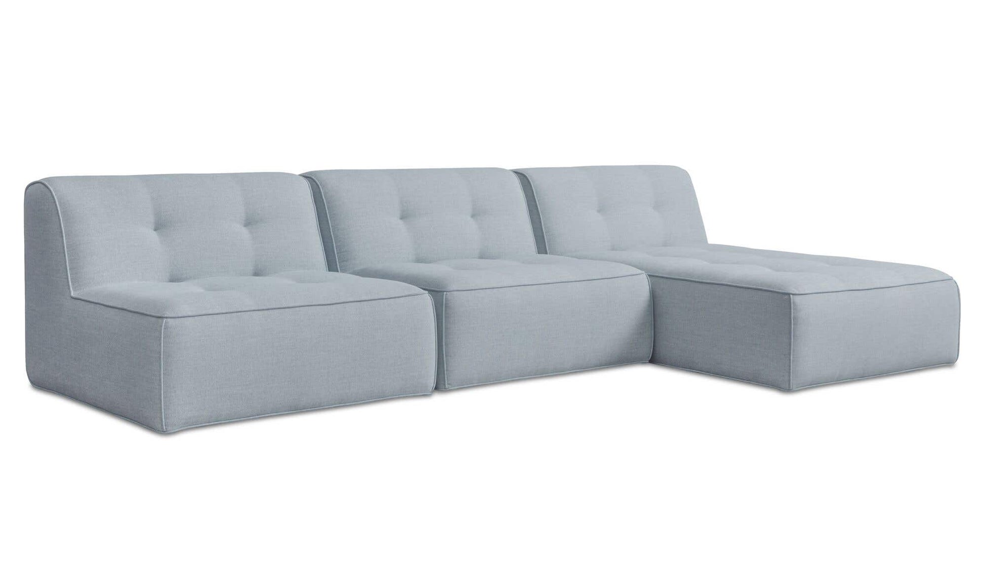 Sunseeker 3 Piece Outdoor Lounge  Light Blue by Moe's Home Collection - view 4