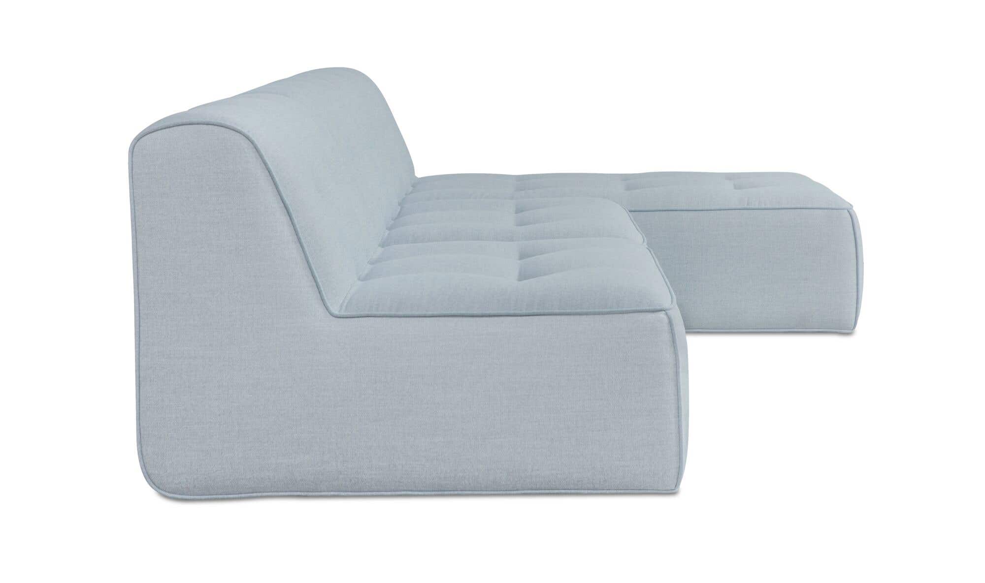 Sunseeker 3 Piece Outdoor Lounge  Light Blue by Moe's Home Collection - view 5