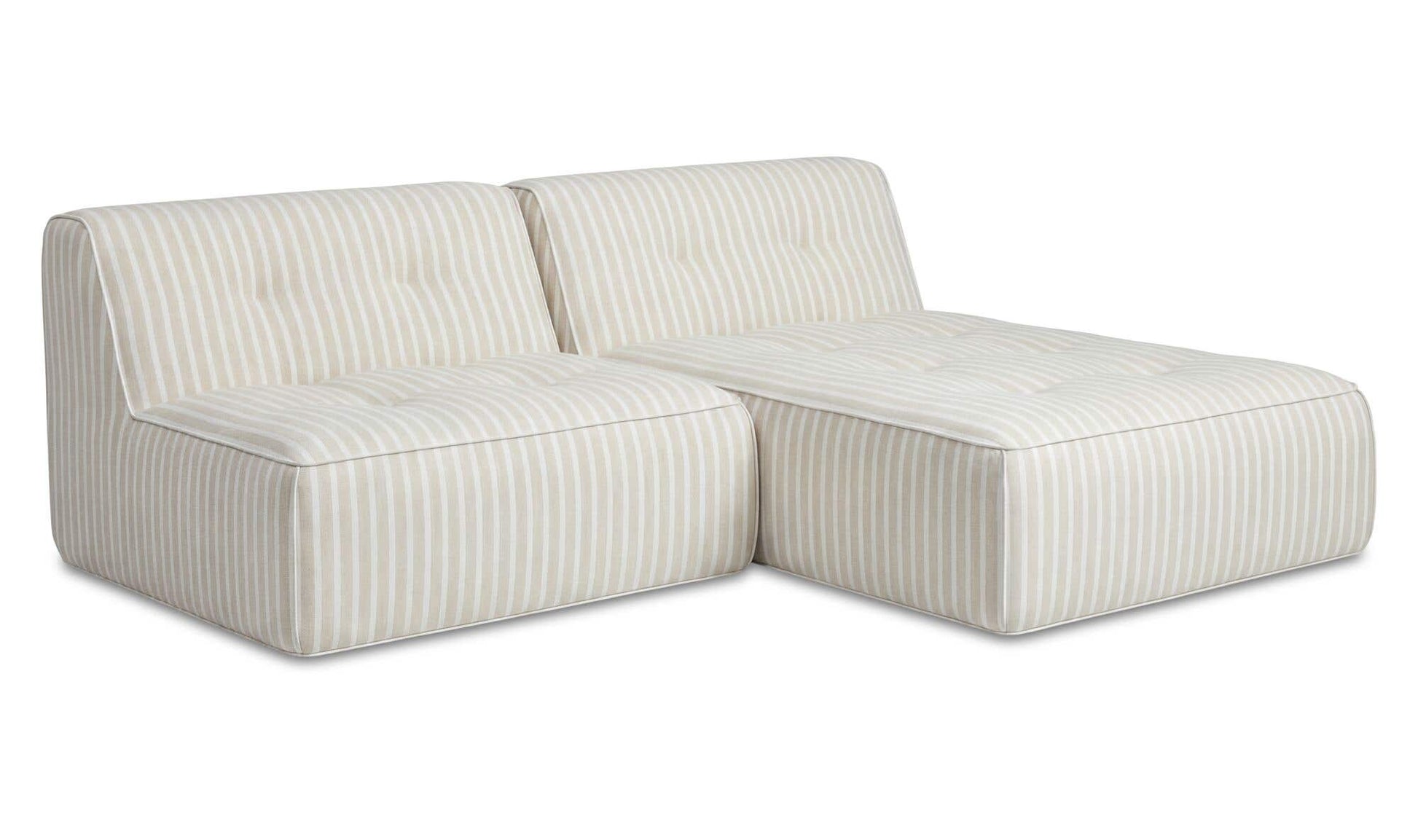 Sunseeker 2 Piece Outdoor Nook Brown Stripe by Moe's Home Collection - view 5
