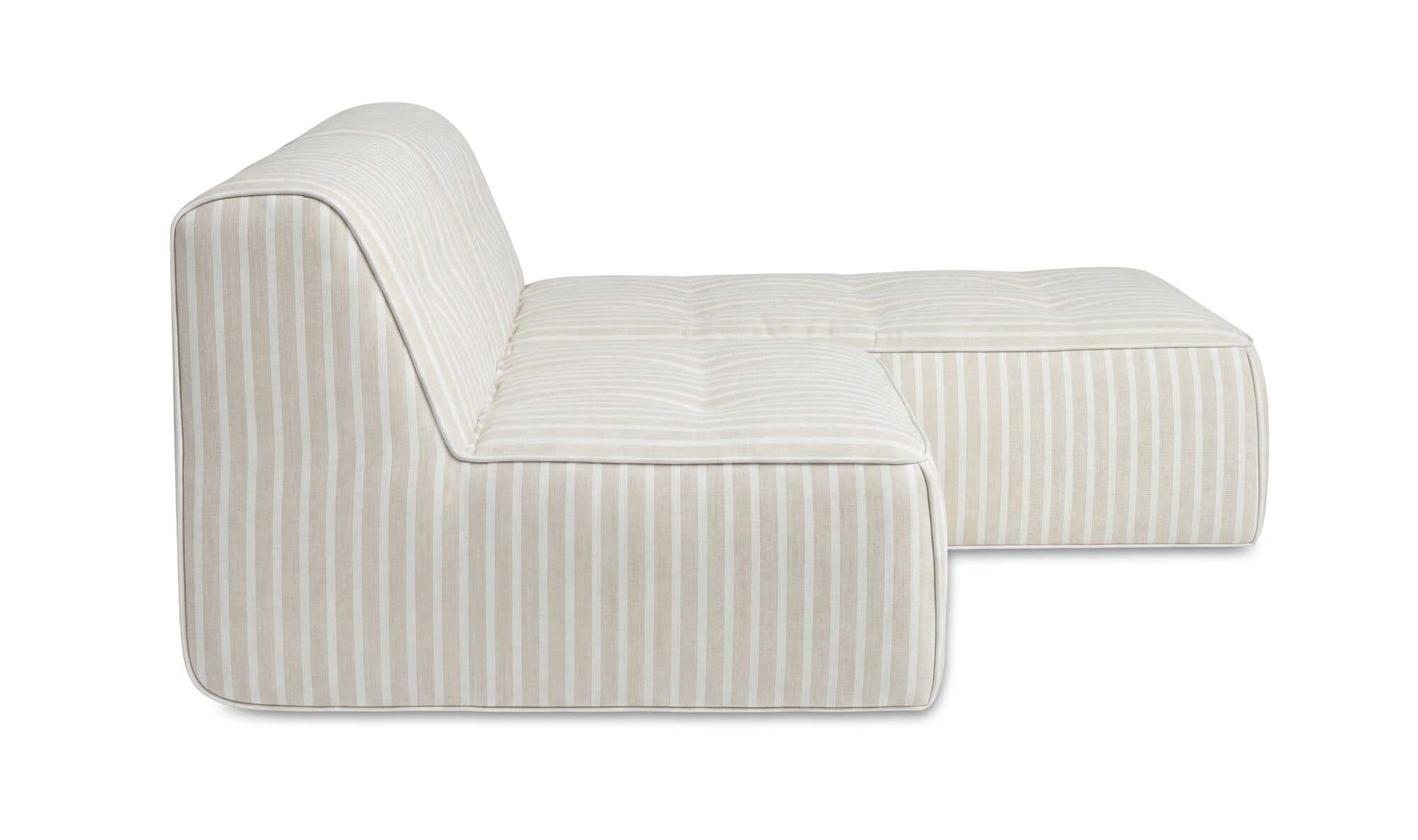 Sunseeker 2 Piece Outdoor Nook Brown Stripe by Moe's Home Collection - view 6