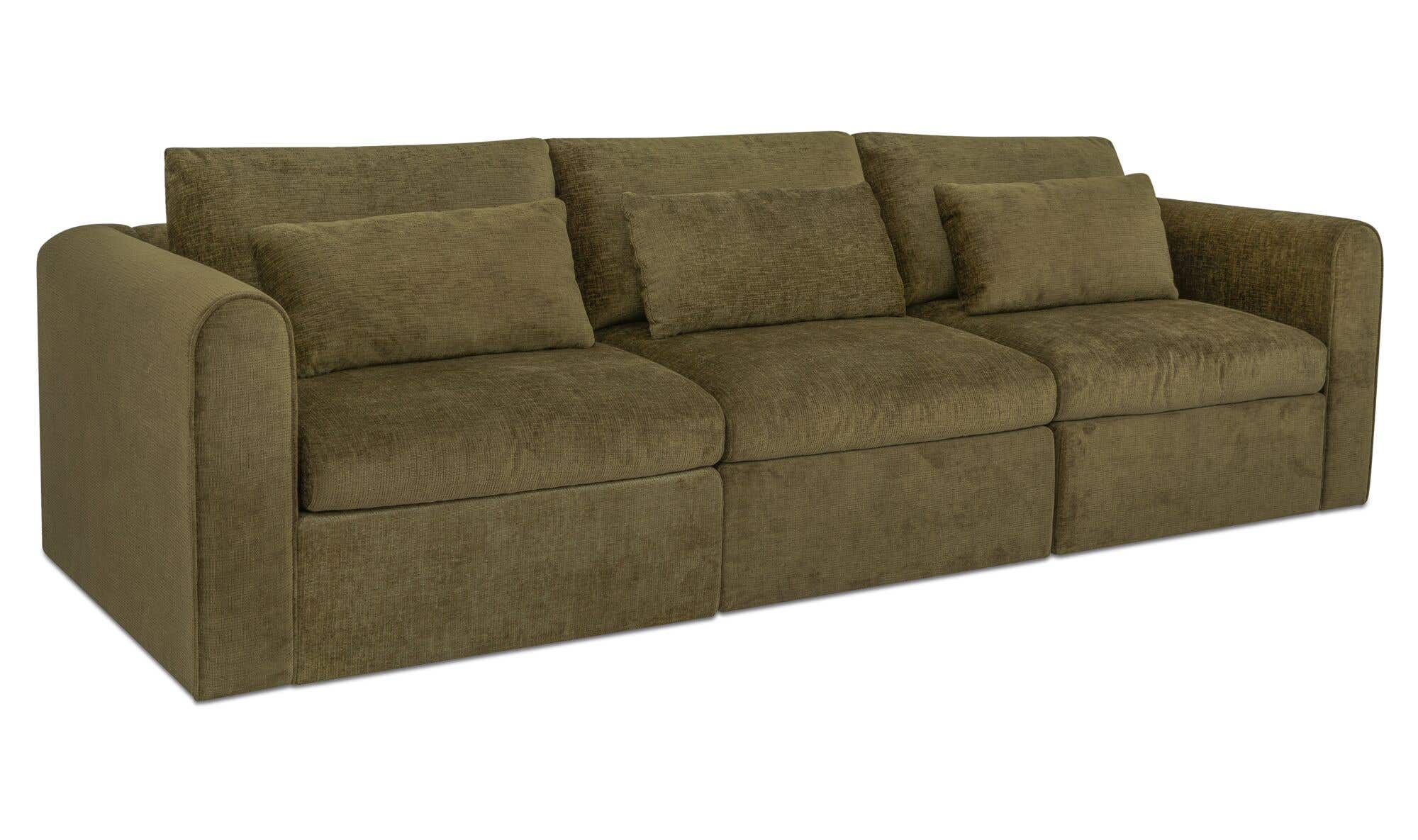 Swift Modular Sofa Dark Green by Moe's Home Collection - view 4