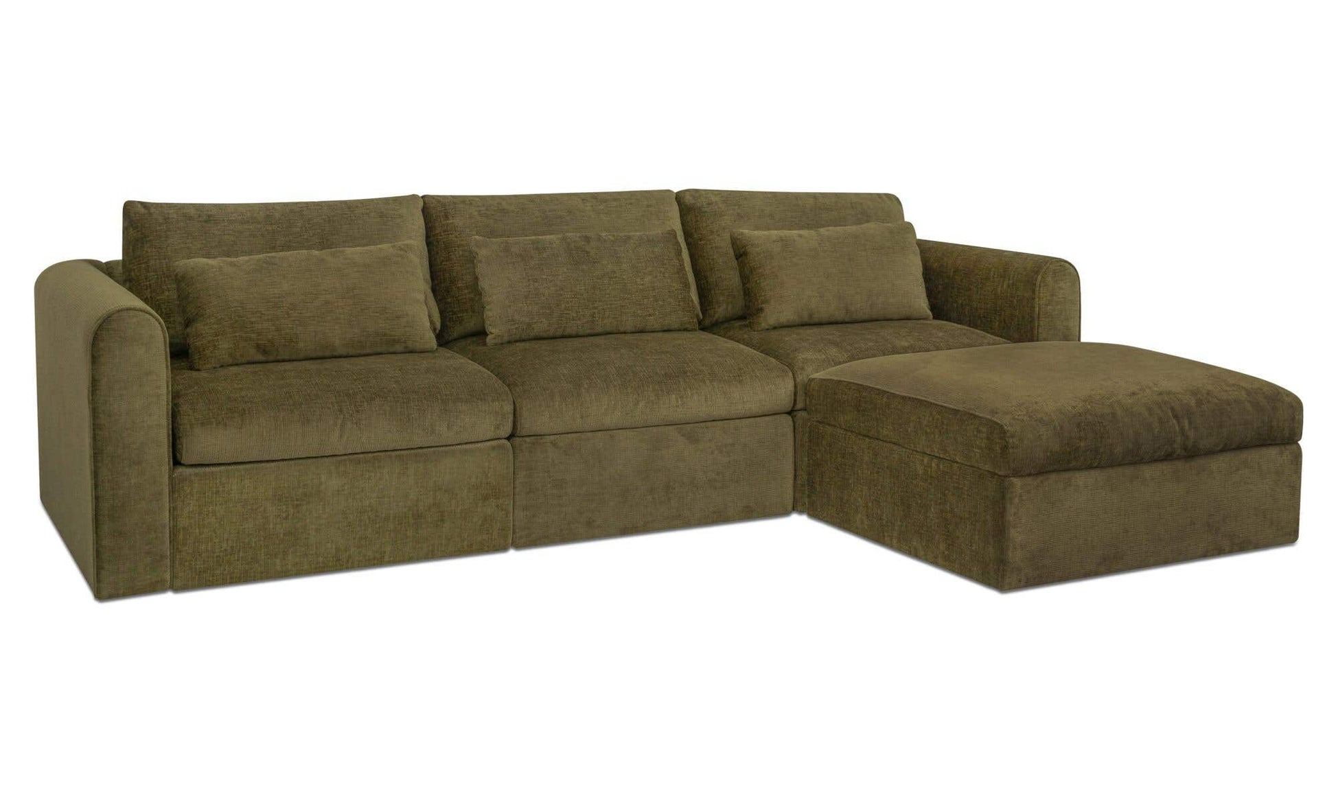 Swift Lounge Modular Sectional Dark Green by Moe's Home Collection - view 4