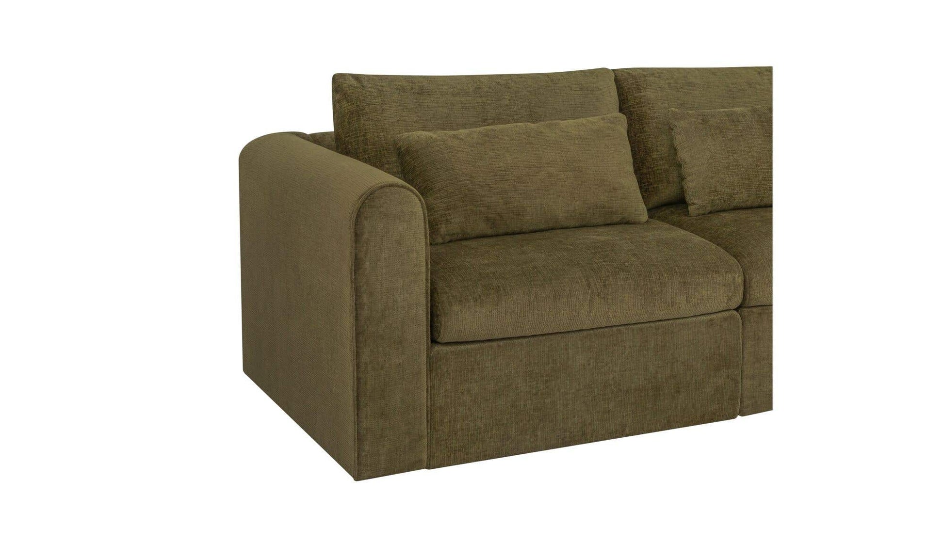 Swift Classic L Modular Sectional Dark Green by Moe's Home Collection - view 7