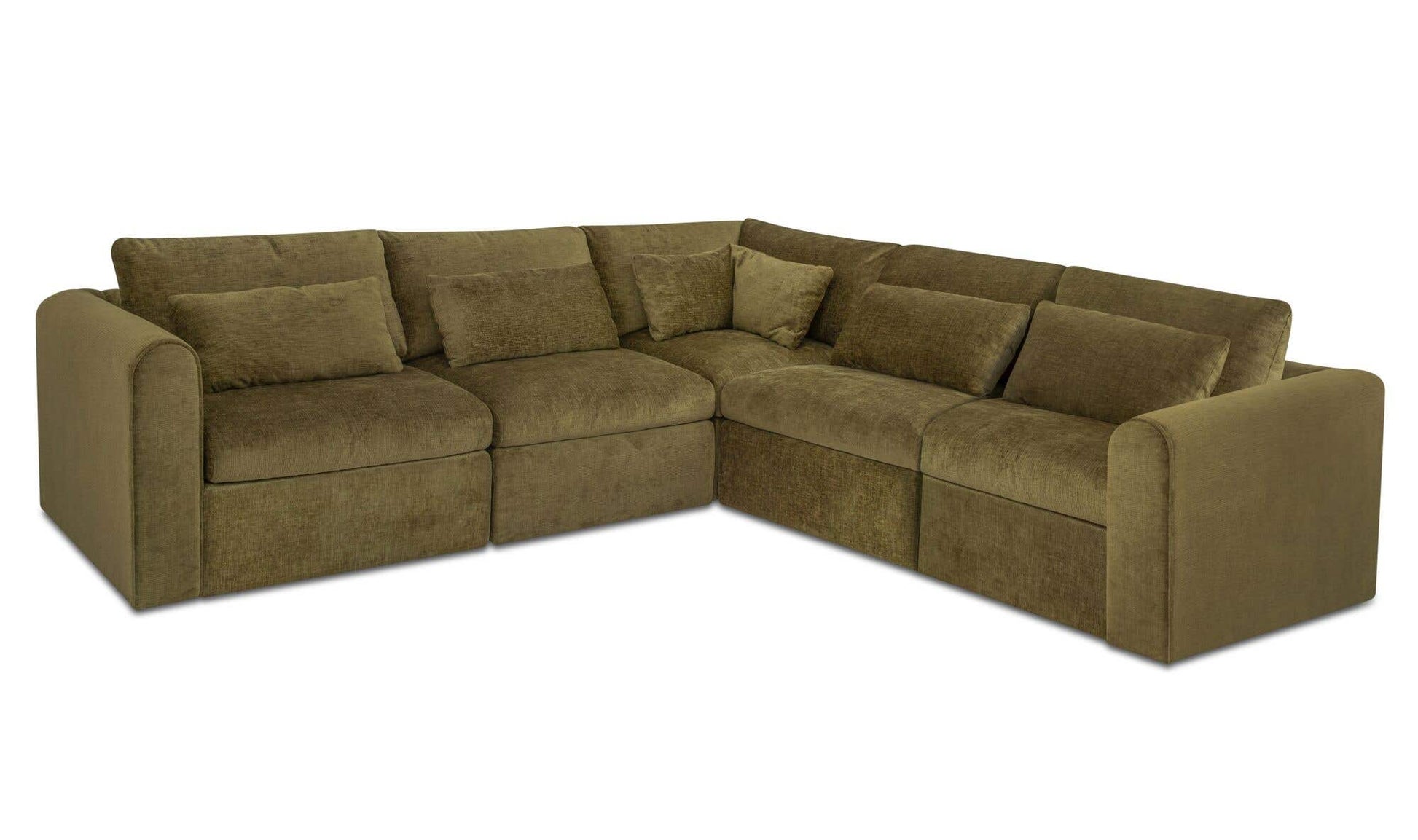 Swift Classic L Modular Sectional Dark Green by Moe's Home Collection - view 3