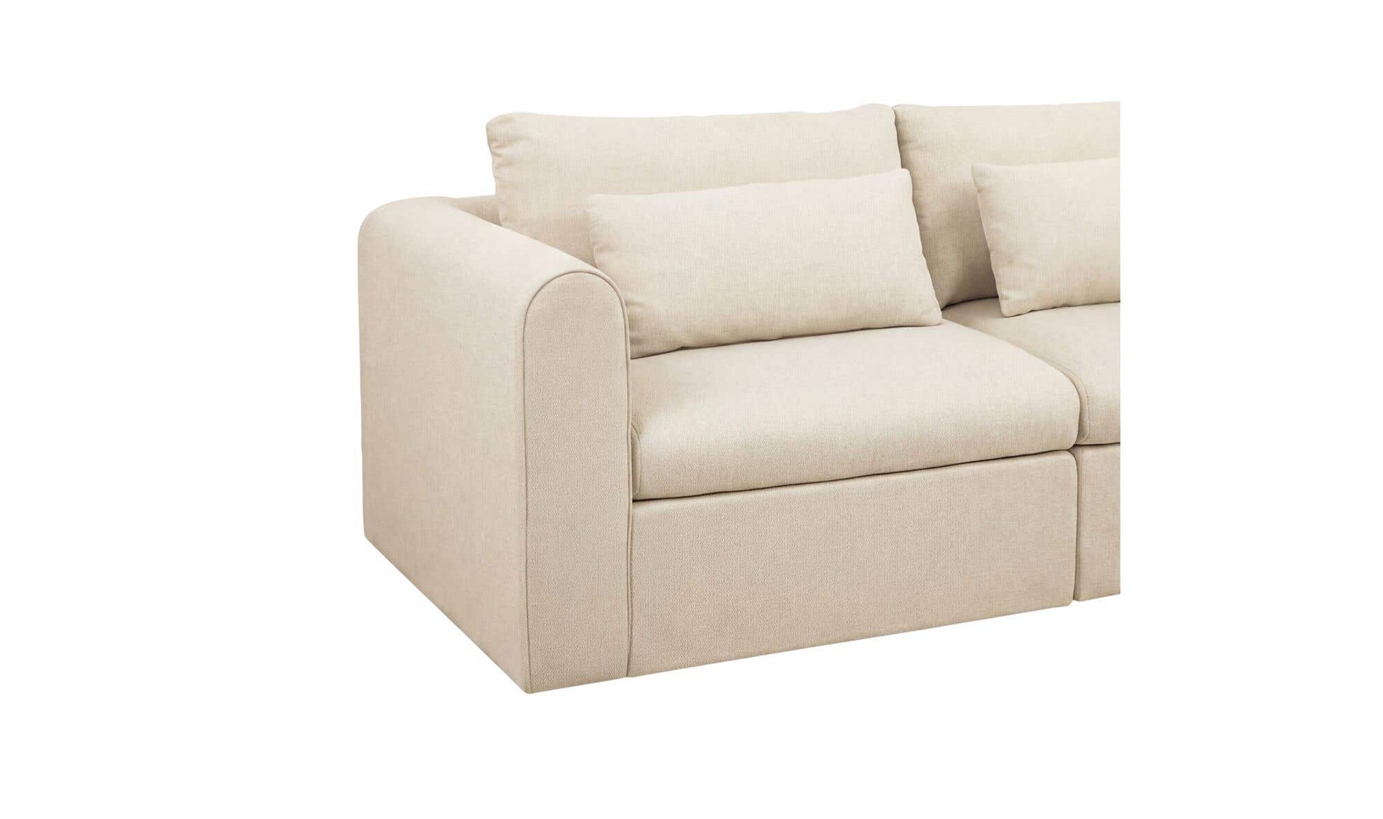 Swift Classic L Modular Sectional Light Beige by Moe's Home Collection - view 8