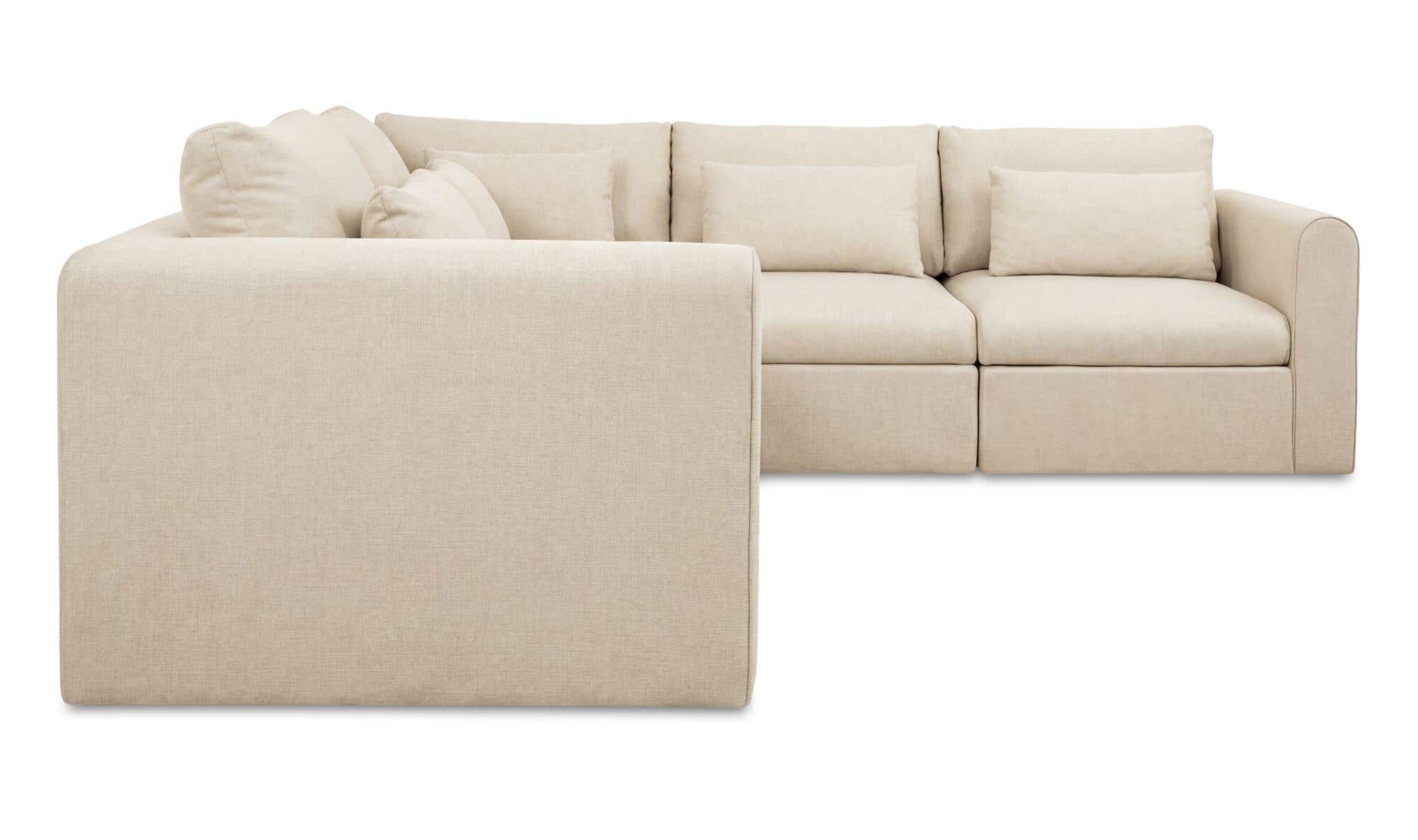 Swift Classic L Modular Sectional Light Beige by Moe's Home Collection - view 7