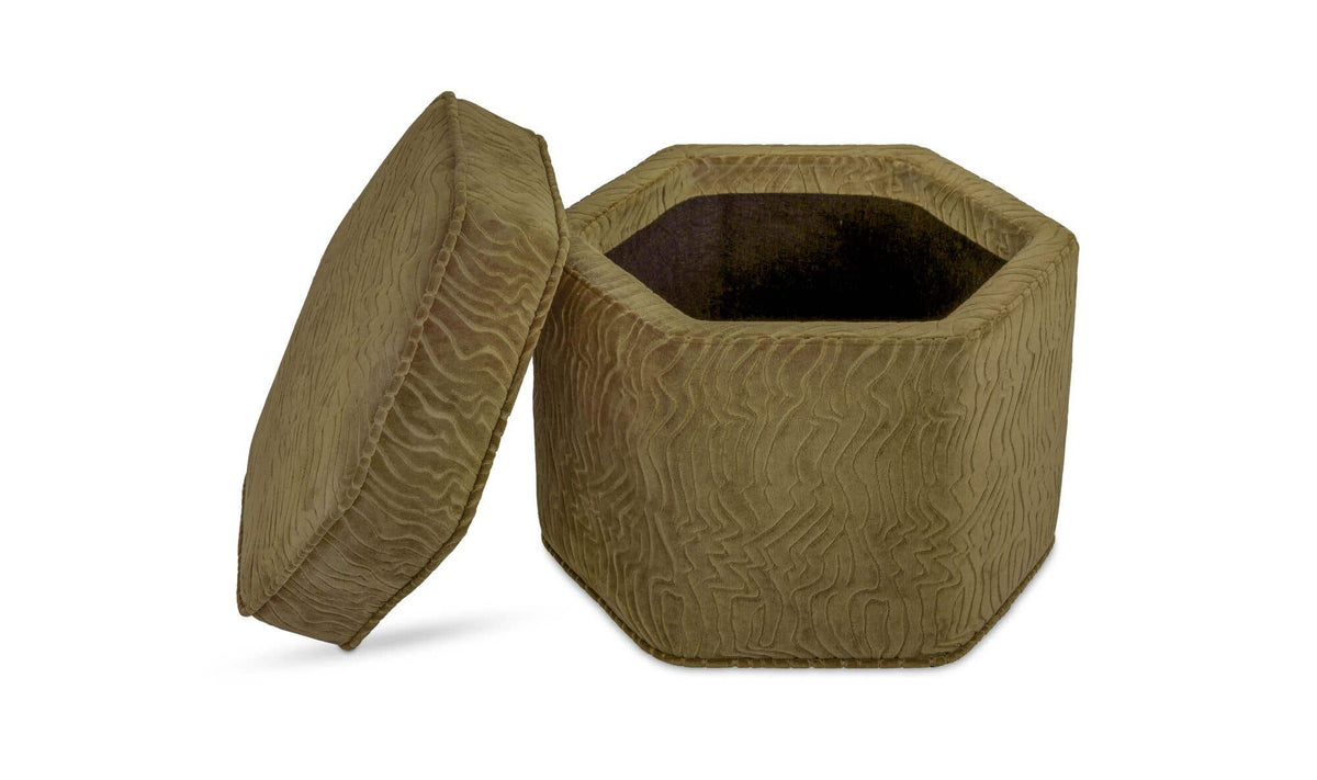 Finn Storage Ottoman Olive by Moe's Home Collection - view 4