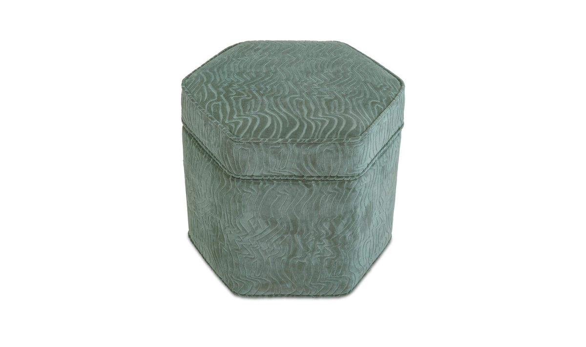 Finn Storage Ottoman Blue by Moe's Home Collection - view 5