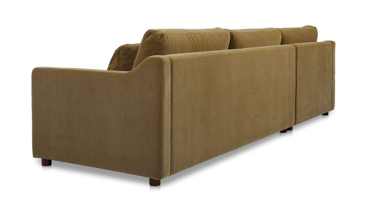 Imogen Sectional Olive Left by Moe's Home Collection - view 6
