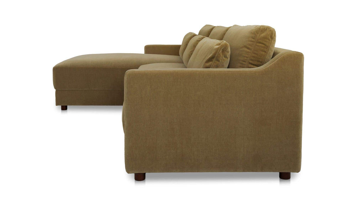 Imogen Sectional Olive Left by Moe's Home Collection - view 9