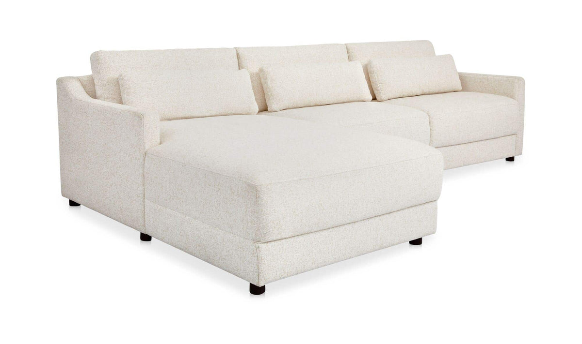 Imogen Sectional Textured Oat Left by Moe's Home Collection - view 4
