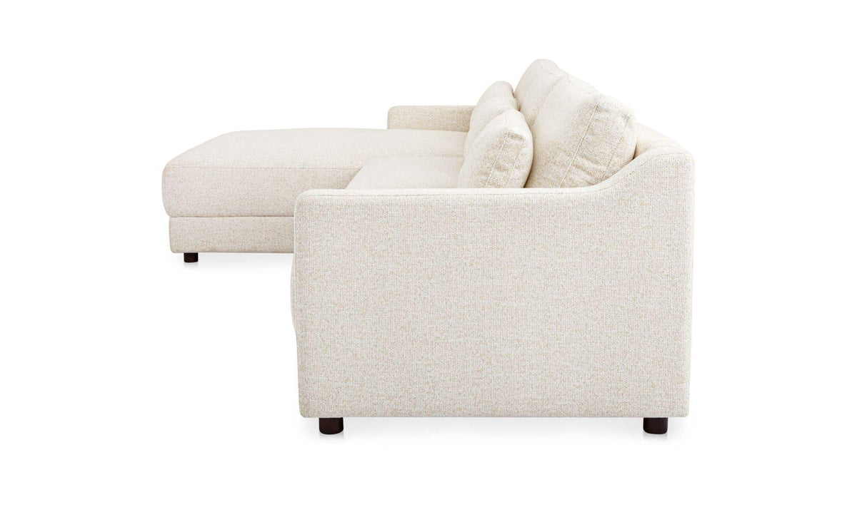 Imogen Sectional Textured Oat Left by Moe's Home Collection - view 9