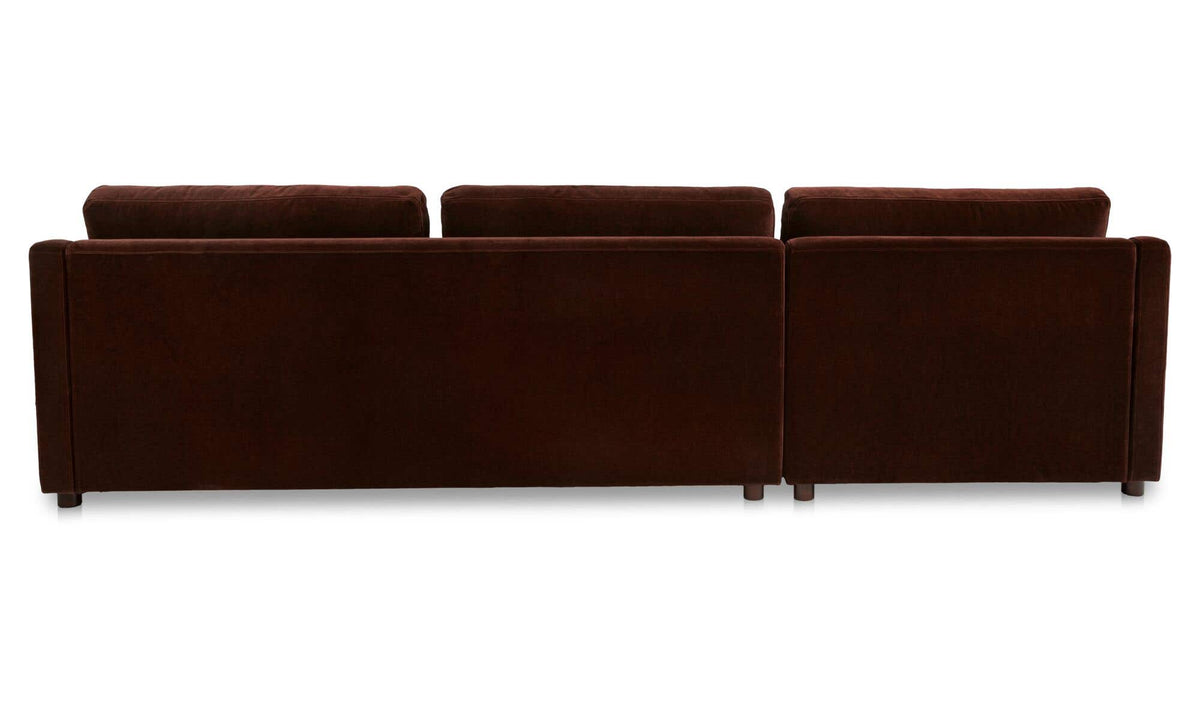 Imogen Sectional Bordeaux Left by Moe's Home Collection - view 7