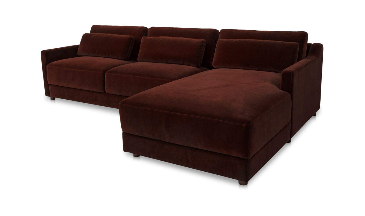 Imogen Sectional Bordeaux Right by Moe's Home Collection - view 7