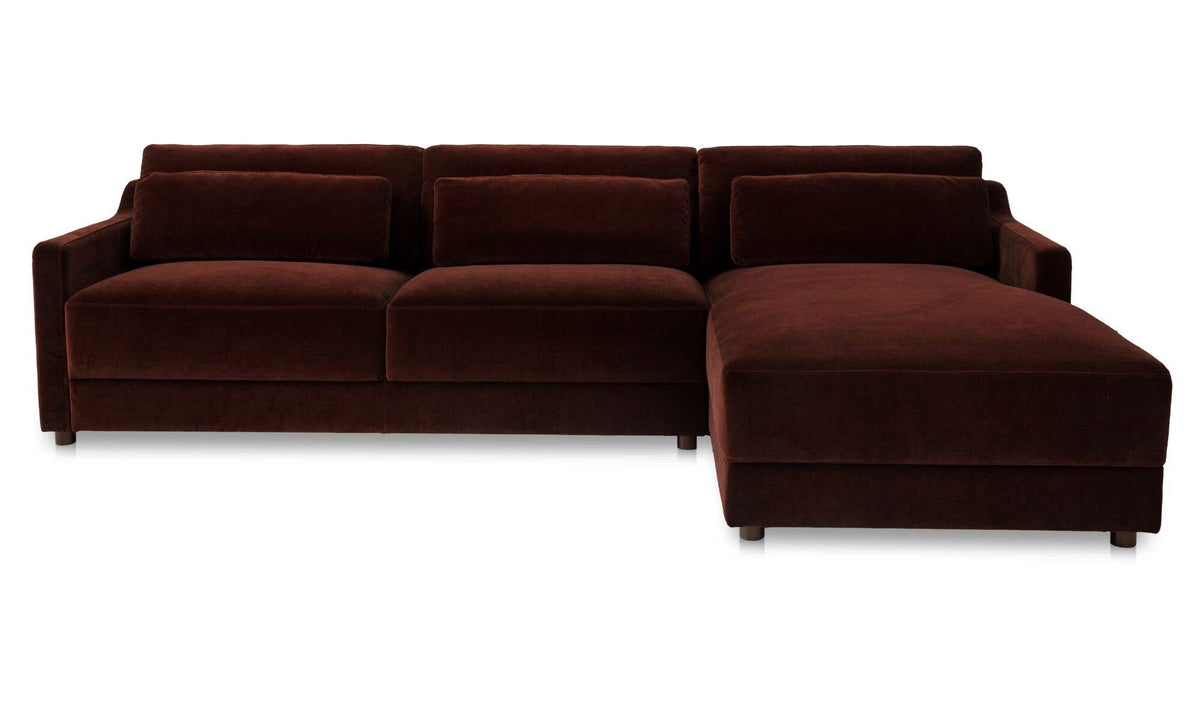Imogen Sectional Bordeaux Right by Moe's Home Collection - view 2