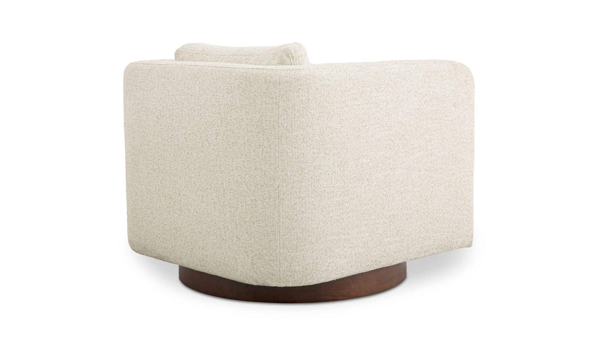 Julian Swivel Chair Textured Oat by Moe's Home Collection - view 8