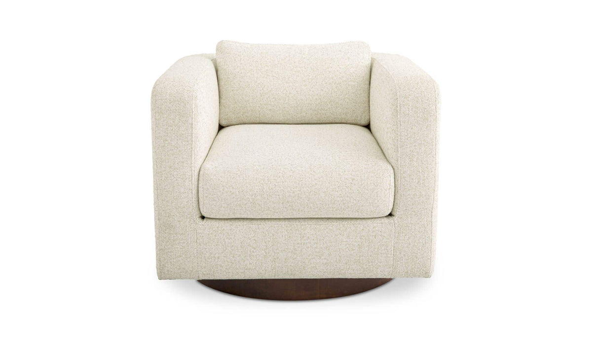 Julian Swivel Chair Textured Oat by Moe's Home Collection - view 2