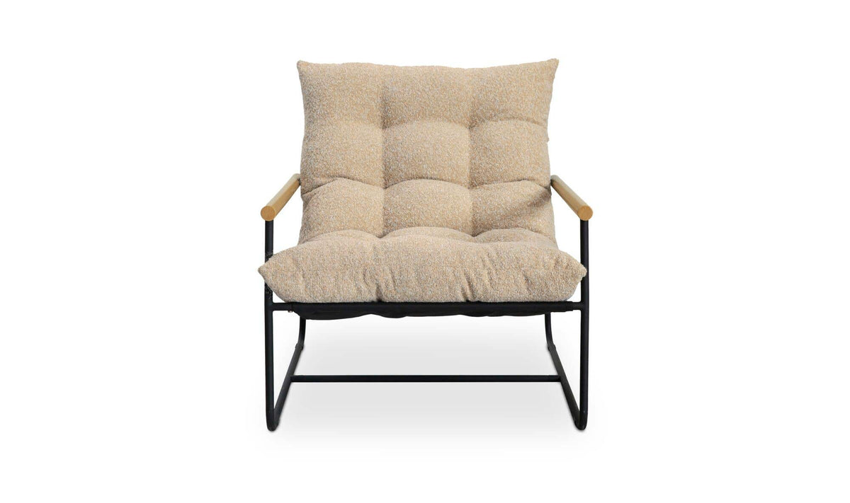 Capri Outdoor Lounge Chair Sand by Moe's Home Collection - view 2