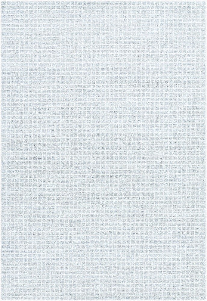 Andreas Light Blue/White Handmade Rug - 3' x 10'