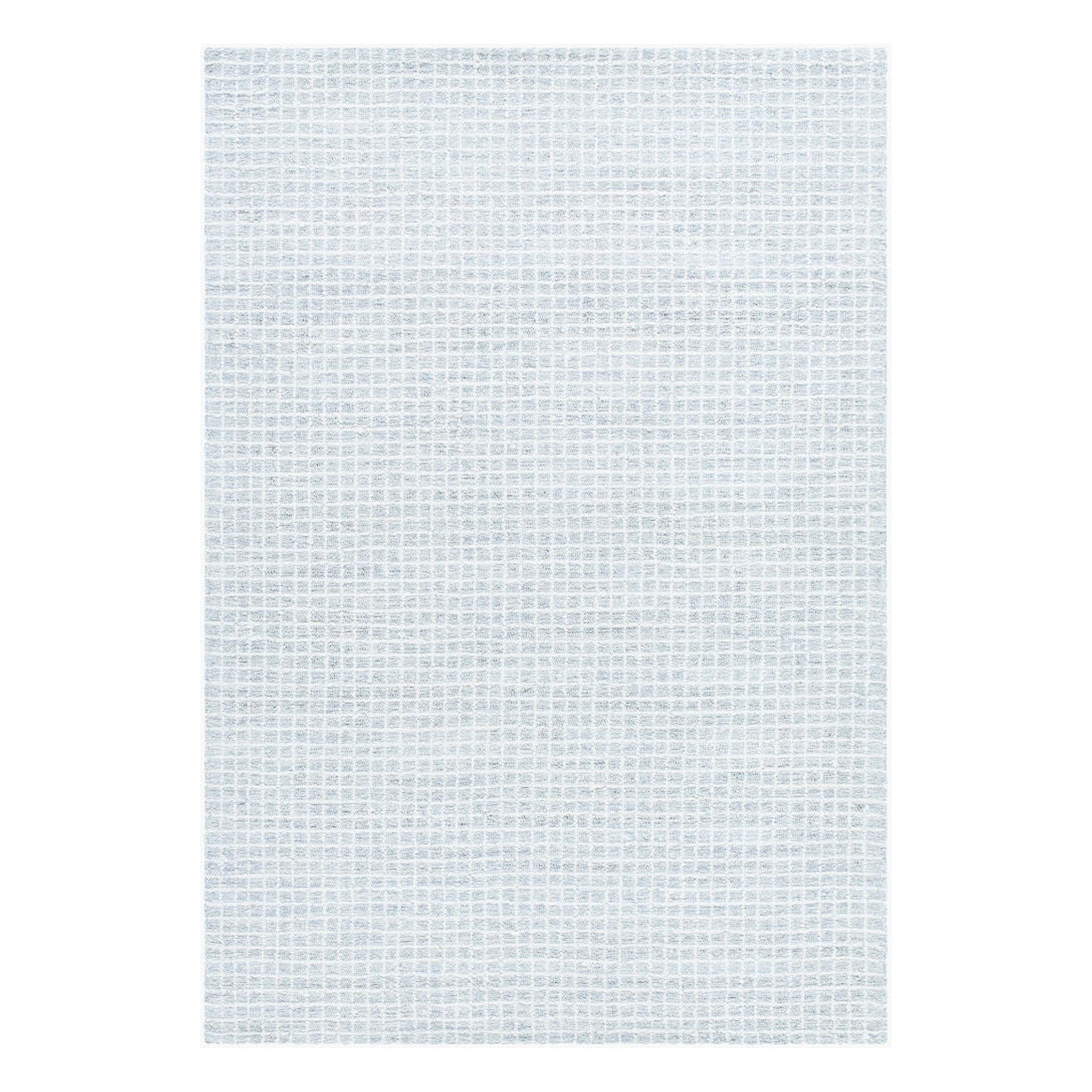Andreas Light Blue/White Handmade Rug - 3' x 10'