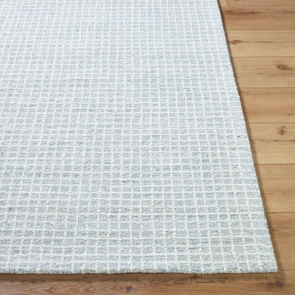 Andreas Light Blue/White Handmade Rug - front