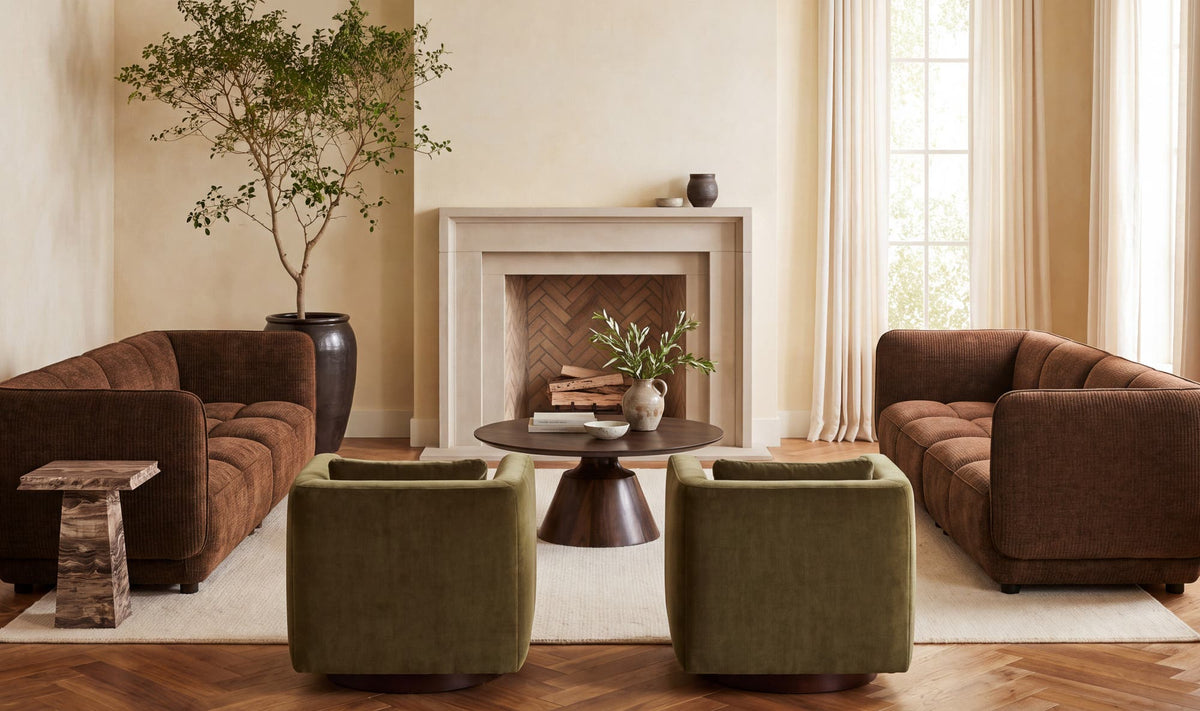 Camden Sofa Dark Brown by Moe's Home Collection - view 3