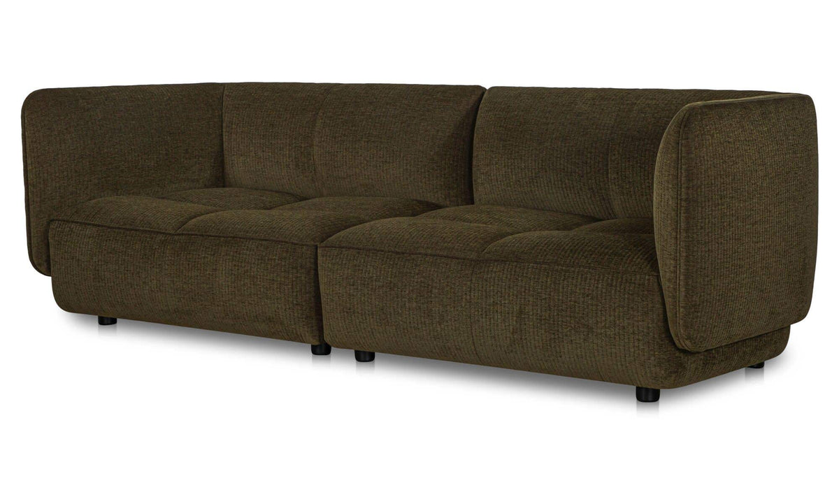 Camden Sofa Dark Green by Moe's Home Collection - view 4