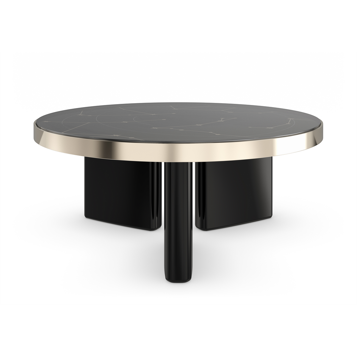 Umbra Lg Cocktail Table Periphery/Radius 40" by Caracole