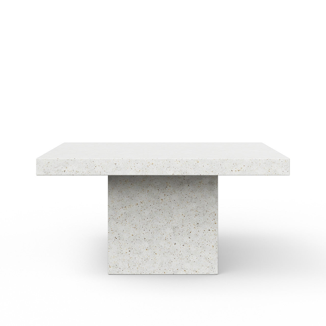Mixx - Una 59" Square Dining Table - Ivory Terrazzo