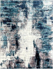 Wanderlust Black/White Machine Woven Rug - 2' x 2'11"
