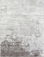 Wanderlust Charcoal/White Machine Woven Rug - 2' x 2'11"