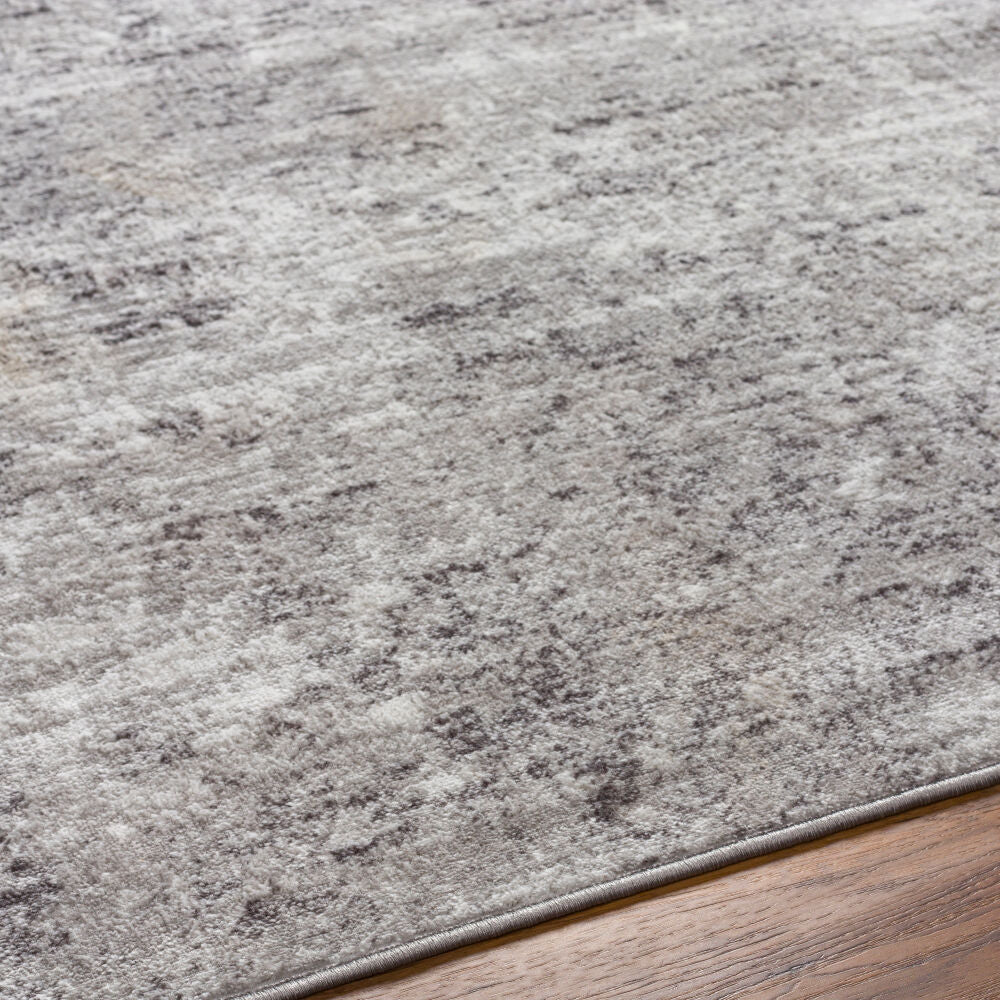 Wanderlust Charcoal/White Machine Woven Rug - texture