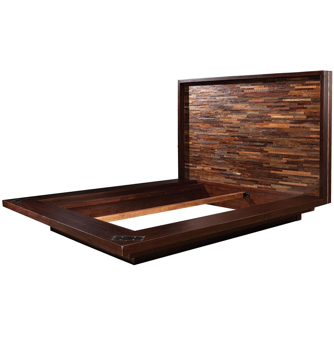 Devon Reclaimed Wood King Platform Bed Frame