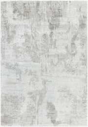Wolly Cream/White Machine Woven Rug WOY-2309 - 5'3" x 7'