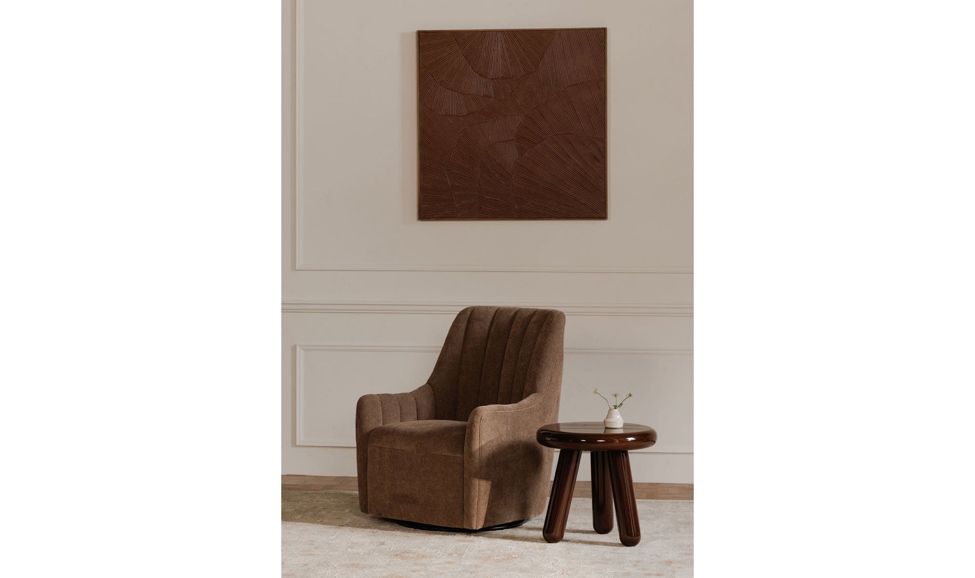 Flutter Framed Painting Maroon by Moe's Home Collection - view 9
