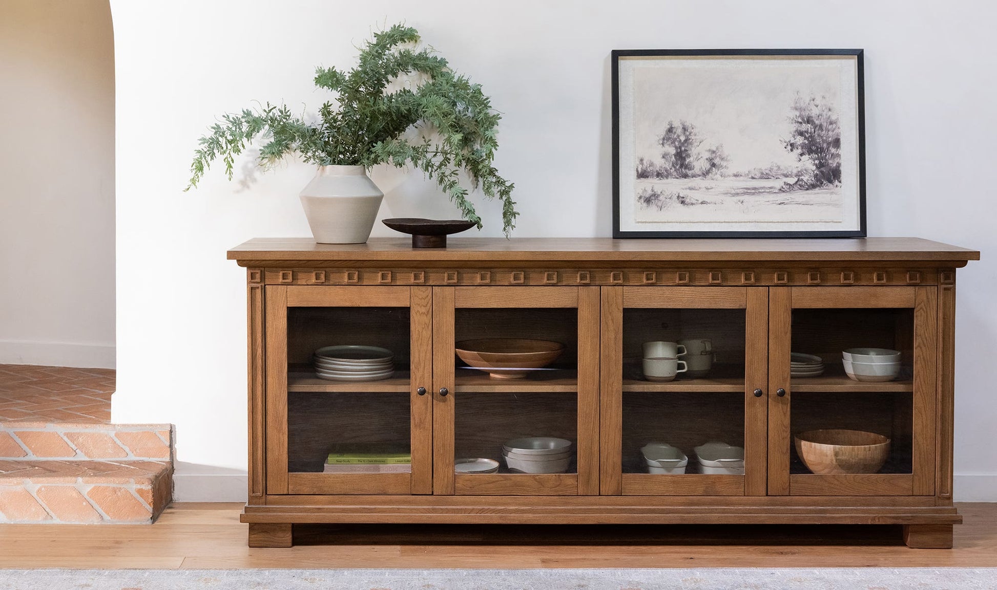 Briar Framed Print On Linen by Moe's Home Collection - view 4