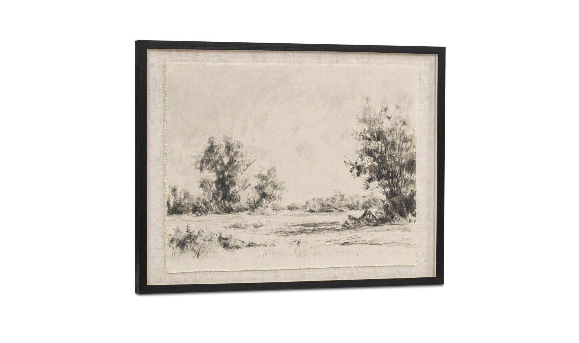 Briar Framed Print On Linen by Moe's Home Collection - view 5