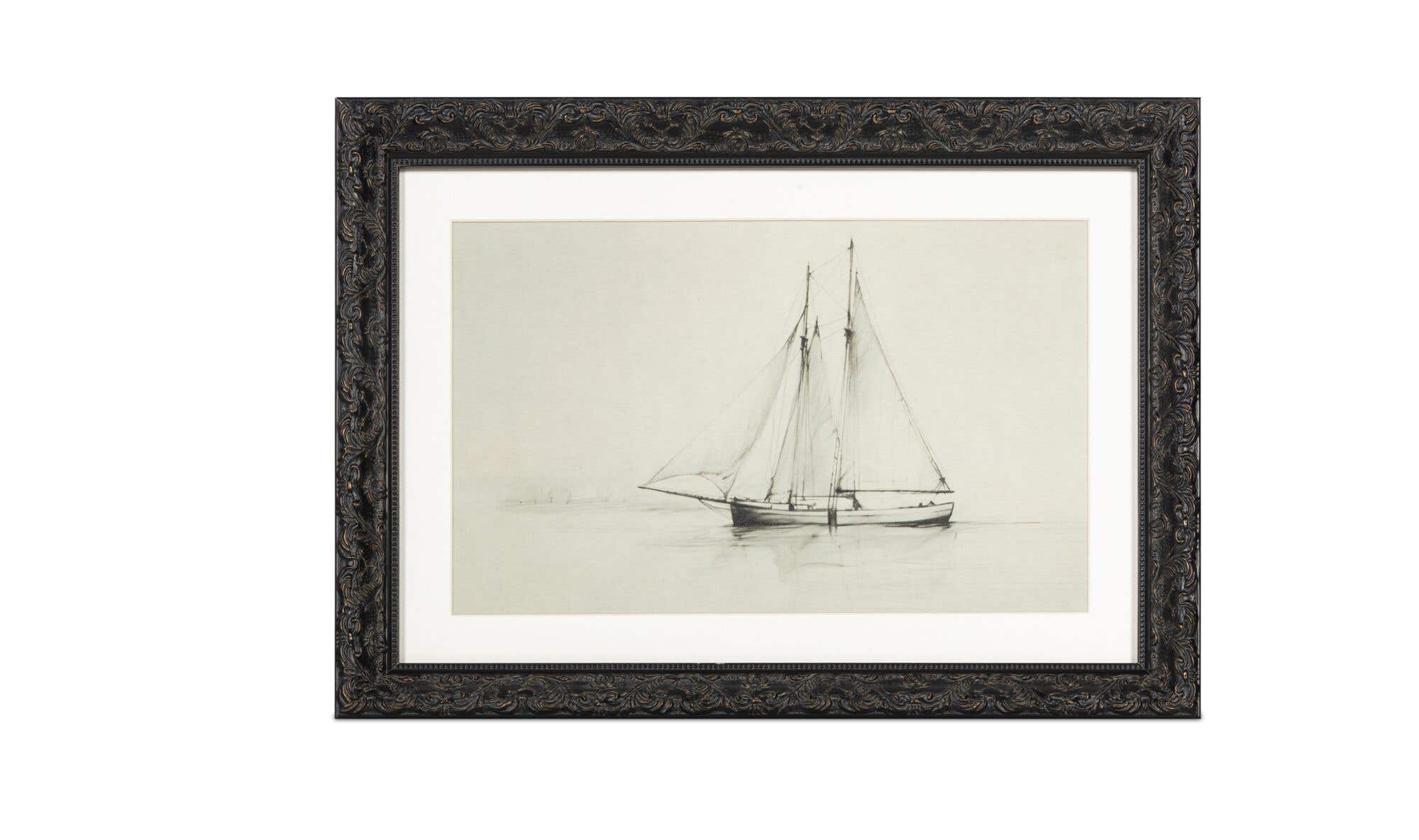 Helm Framed Print With Glass by Moe's Home Collection - view 2