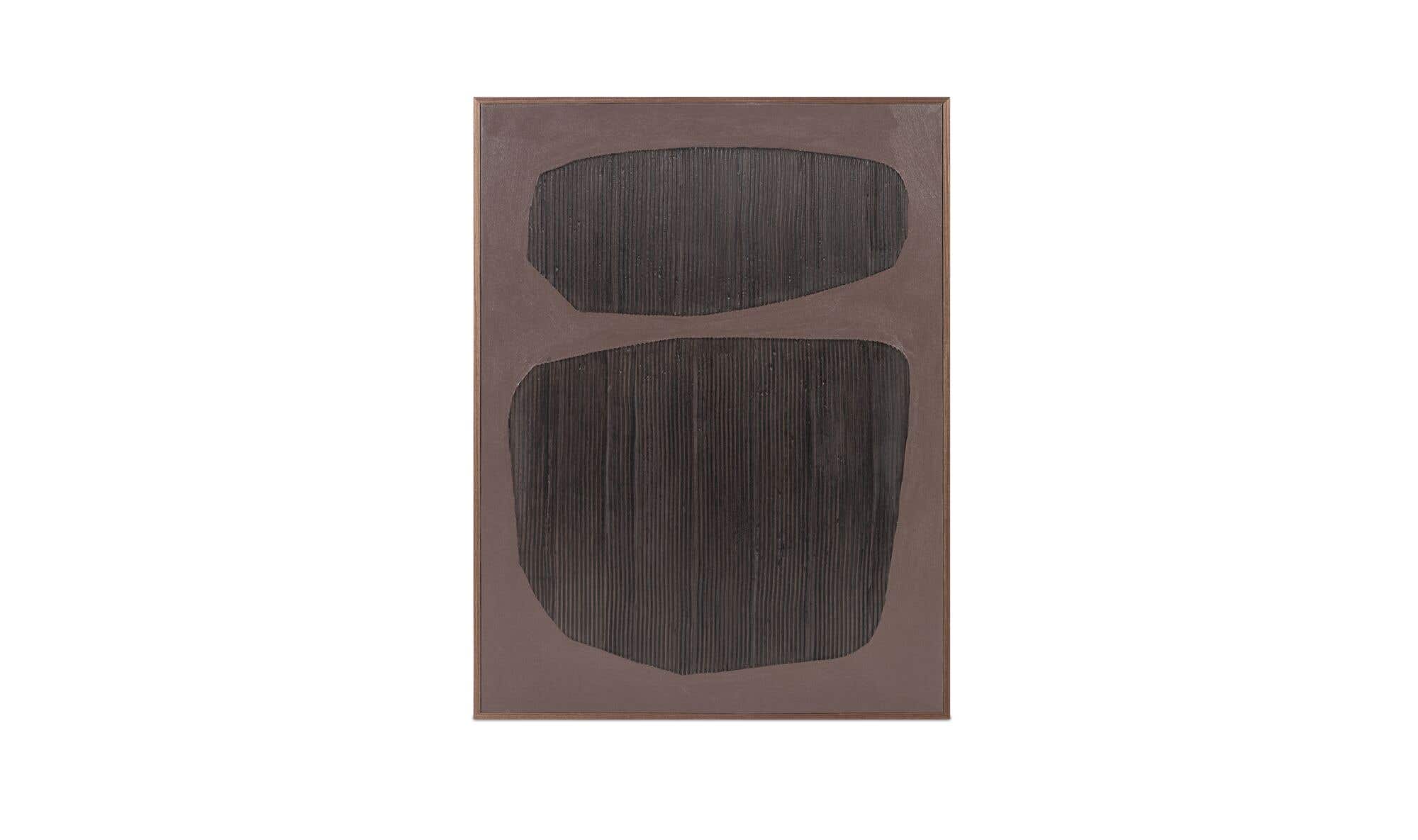 Uma Framed Painting Deep Purple Palette by Moe's Home Collection - view 2