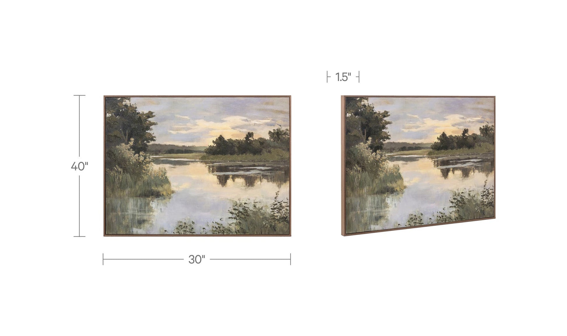 Lakeside Framed Painting by Moe's Home Collection - view 8