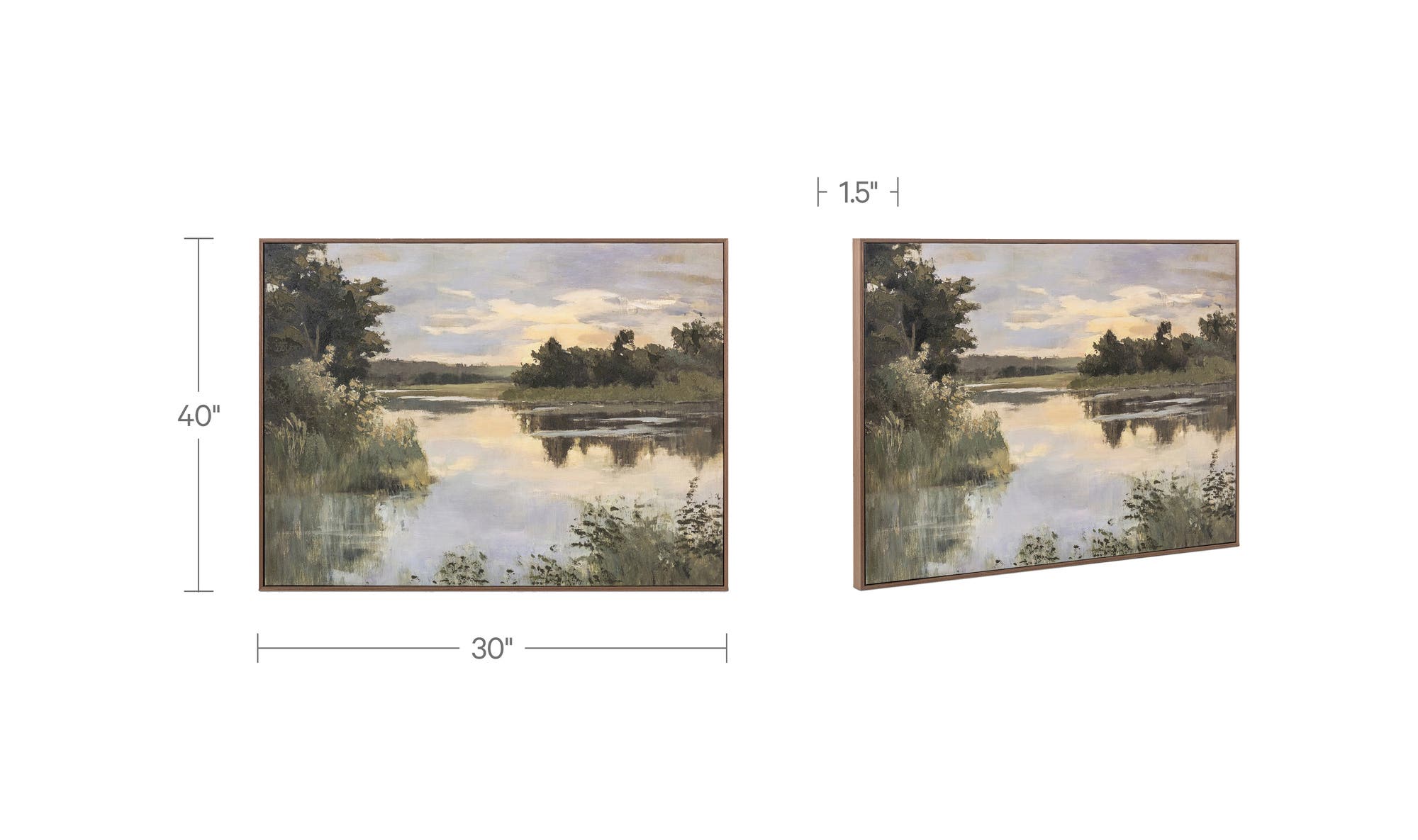 Lakeside Framed Painting by Moe's Home Collection - view 8