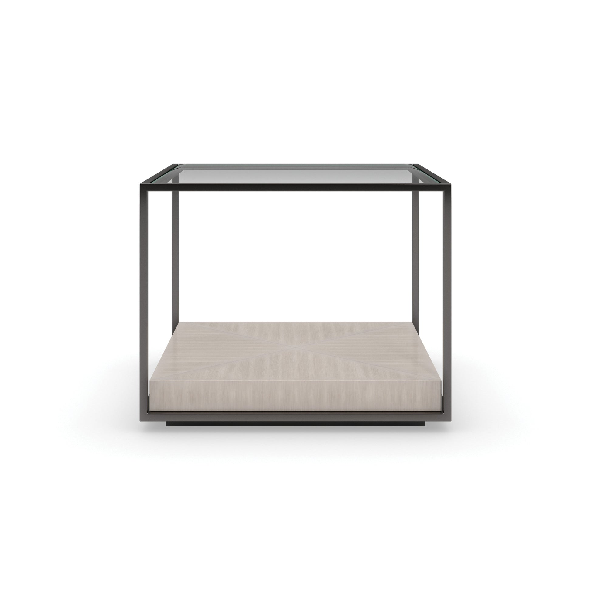 Open Air Almost Black Coffee Table 20" by Caracole