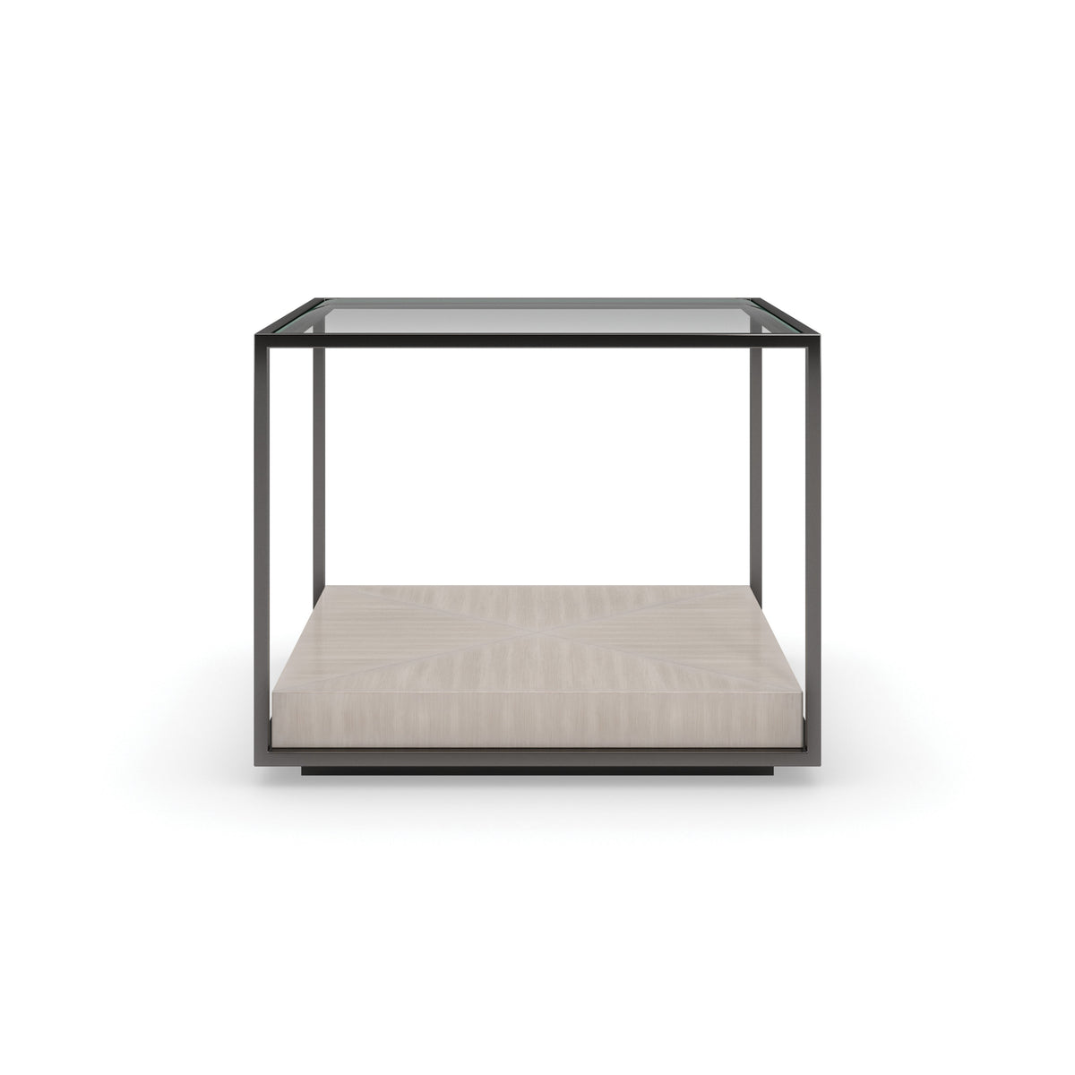 Open Air Almost Black Coffee Table 20" by Caracole