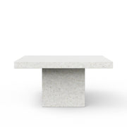 Mixx - Una 59" Square Dining Table - Ivory Terrazzo