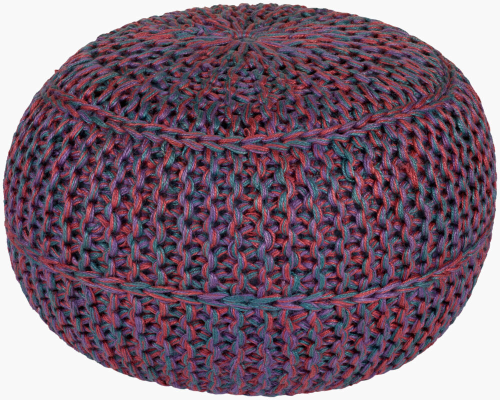 Wisteria Pouf - 14"H x 20"W x 20"D